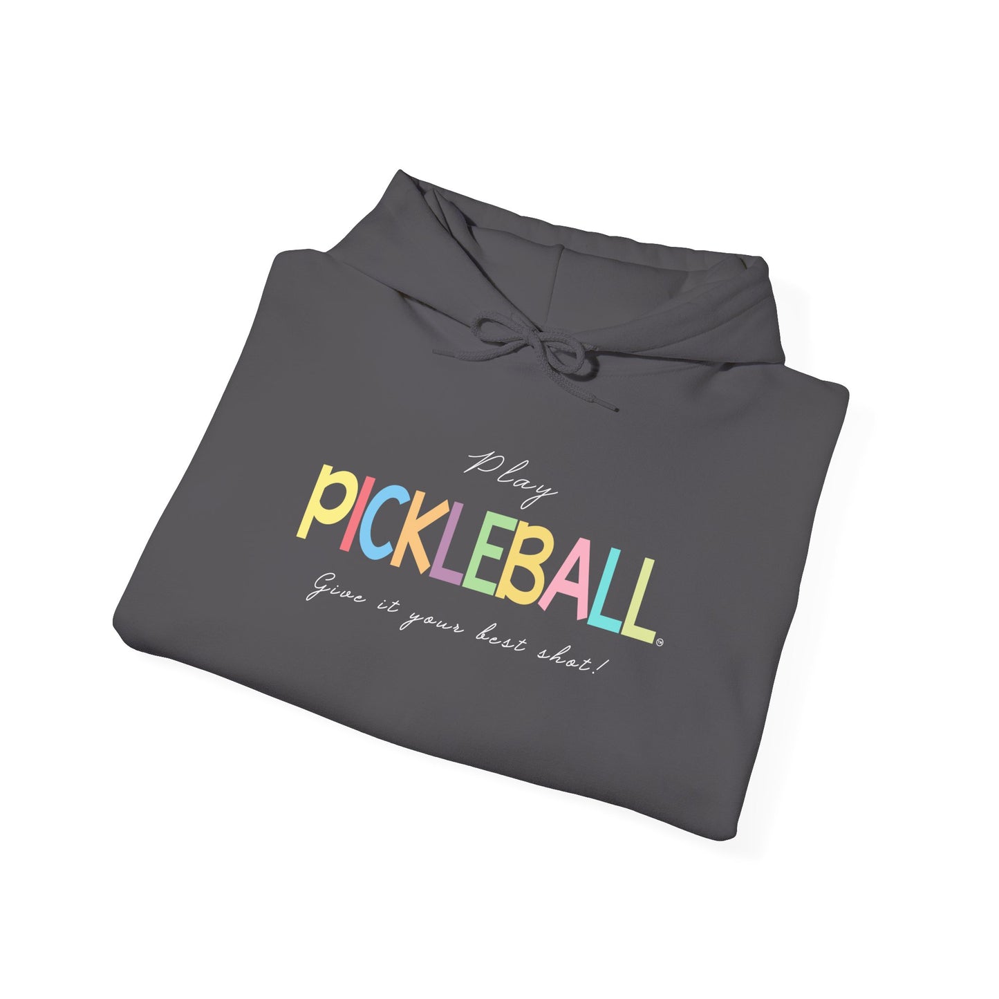 Colorful Pickleball Unisex Heavy Blend™ Hooded Sweatshirt