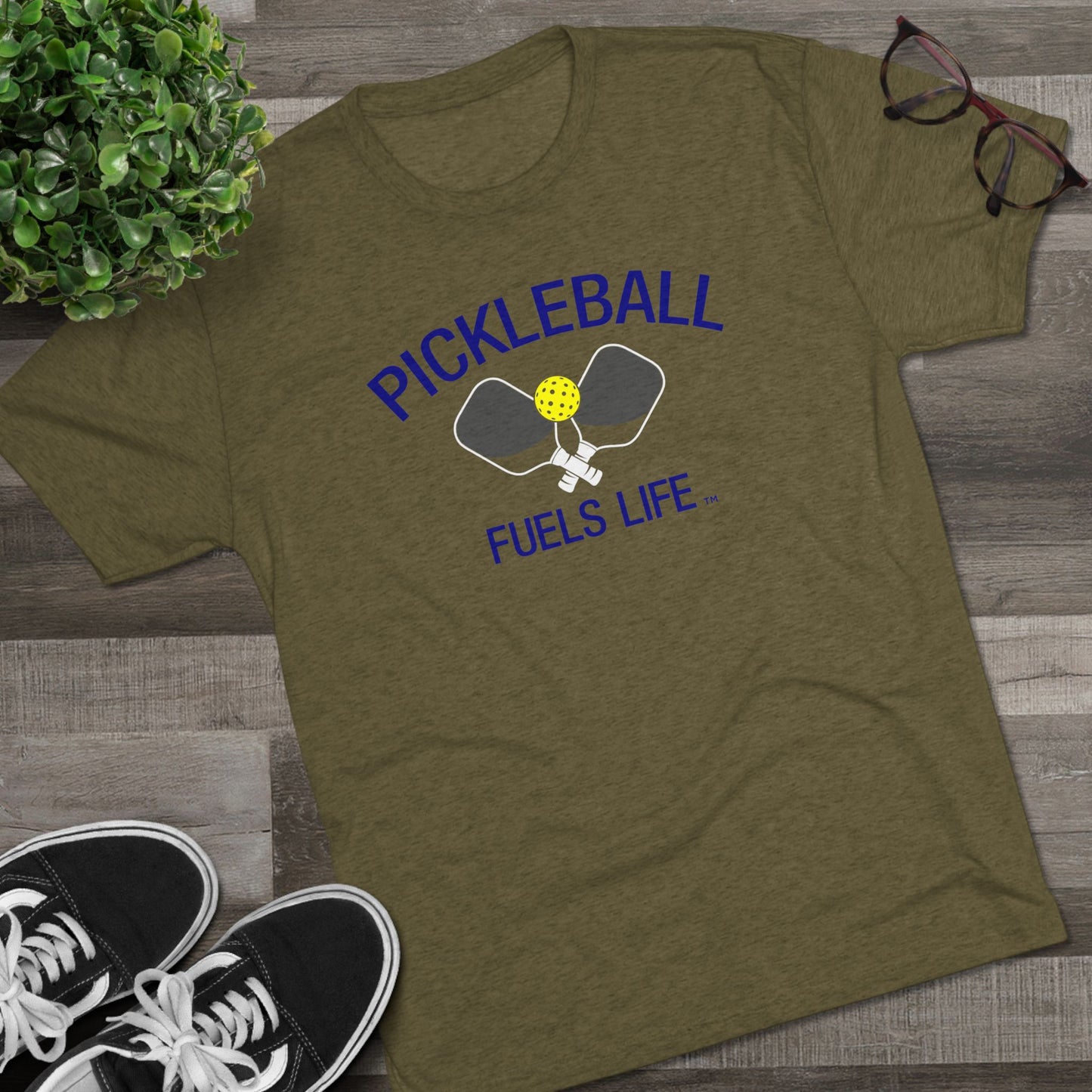 Double Paddle Unisex Tri-Blend Crew Tee