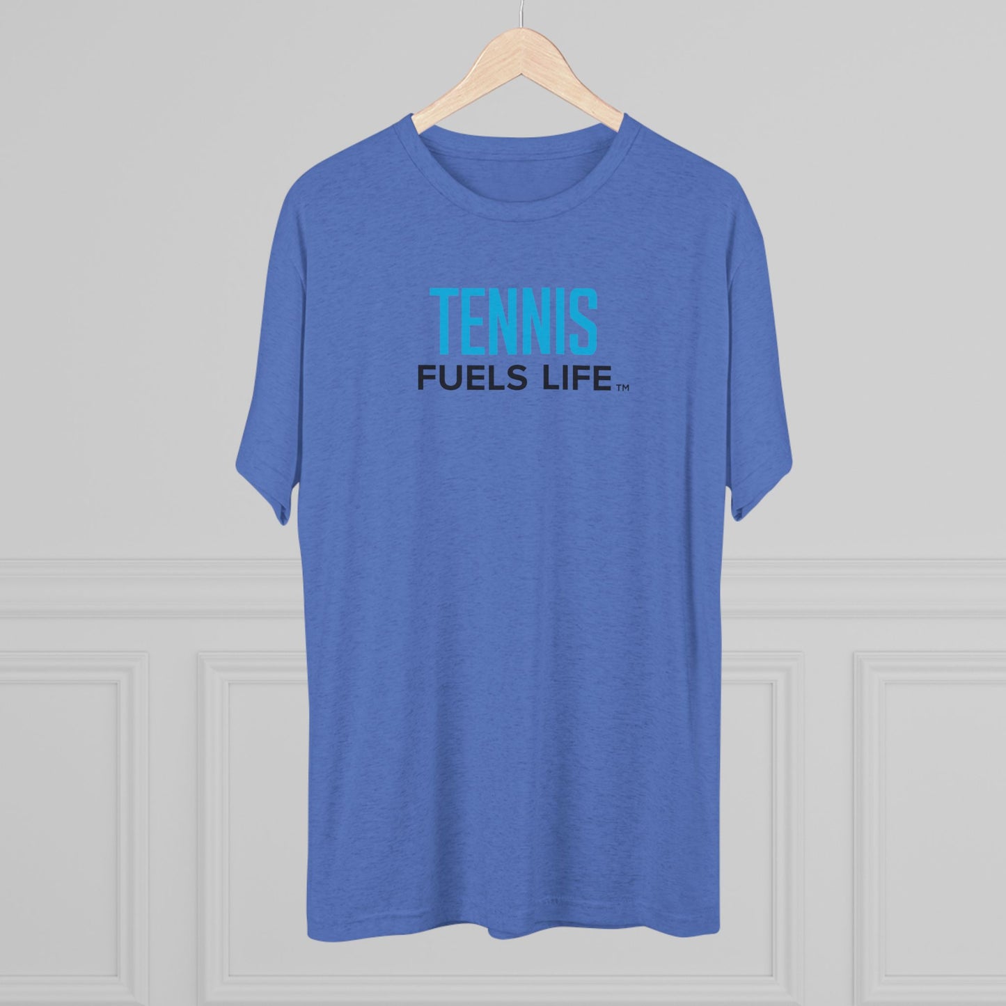 Tennis Fuels Life Unisex Tri-Blend Crew Tee