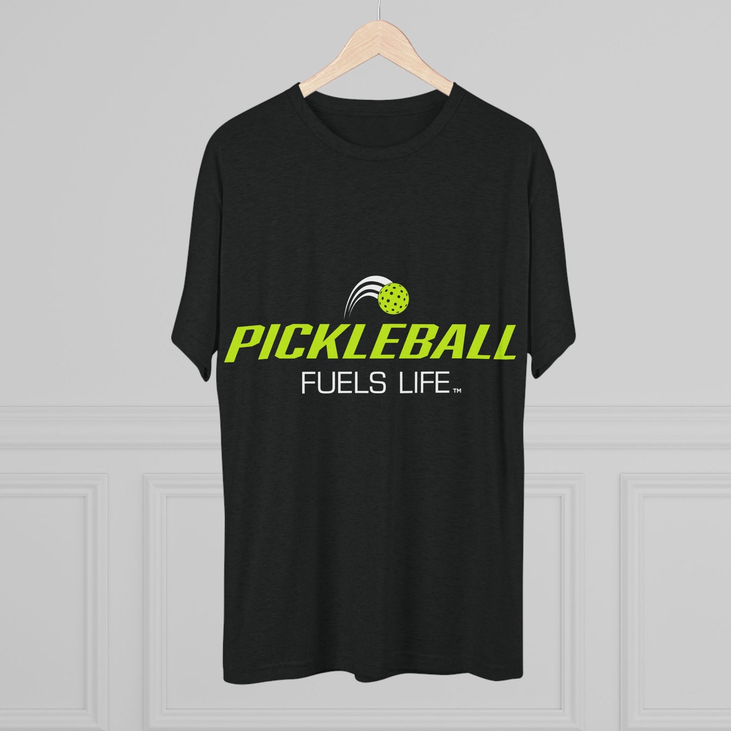 Pickleball Fuels Life Unisex Tri-Blend Crew Tee