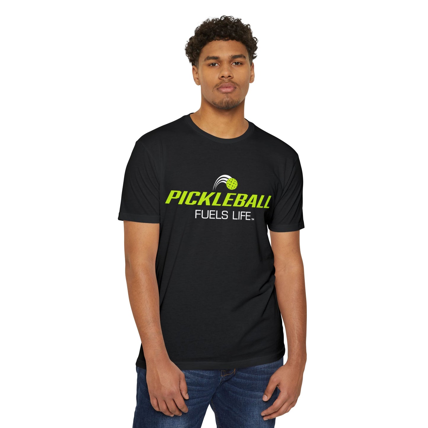 Pickleball Fuels Life Unisex CVC Jersey T-shirt