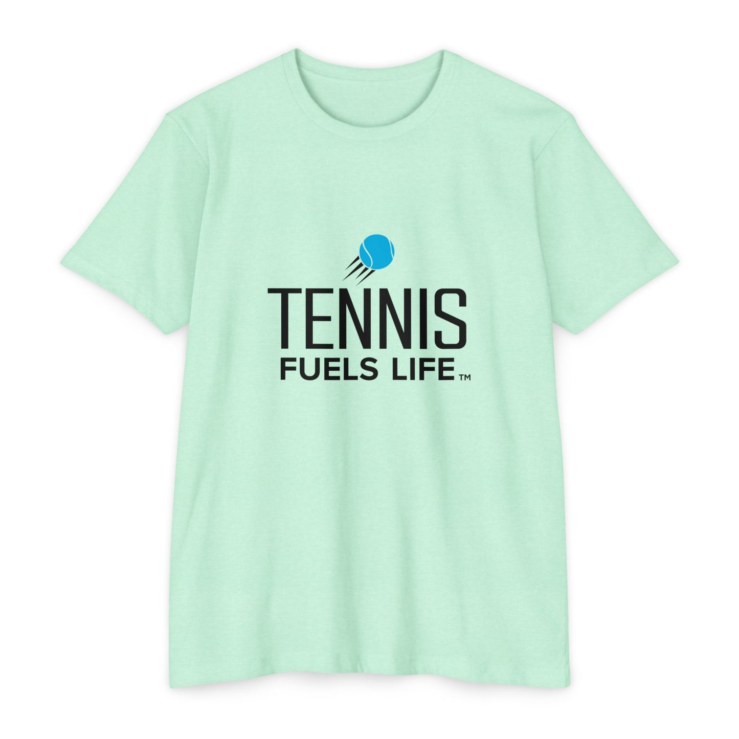 Sleek Tennis Unisex CVC Jersey T-shirt