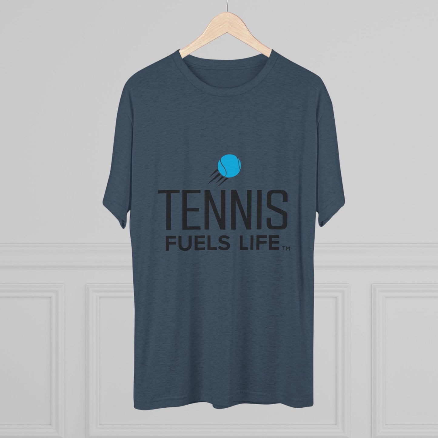 Sleek Tennis Unisex Tri-Blend Crew Tee