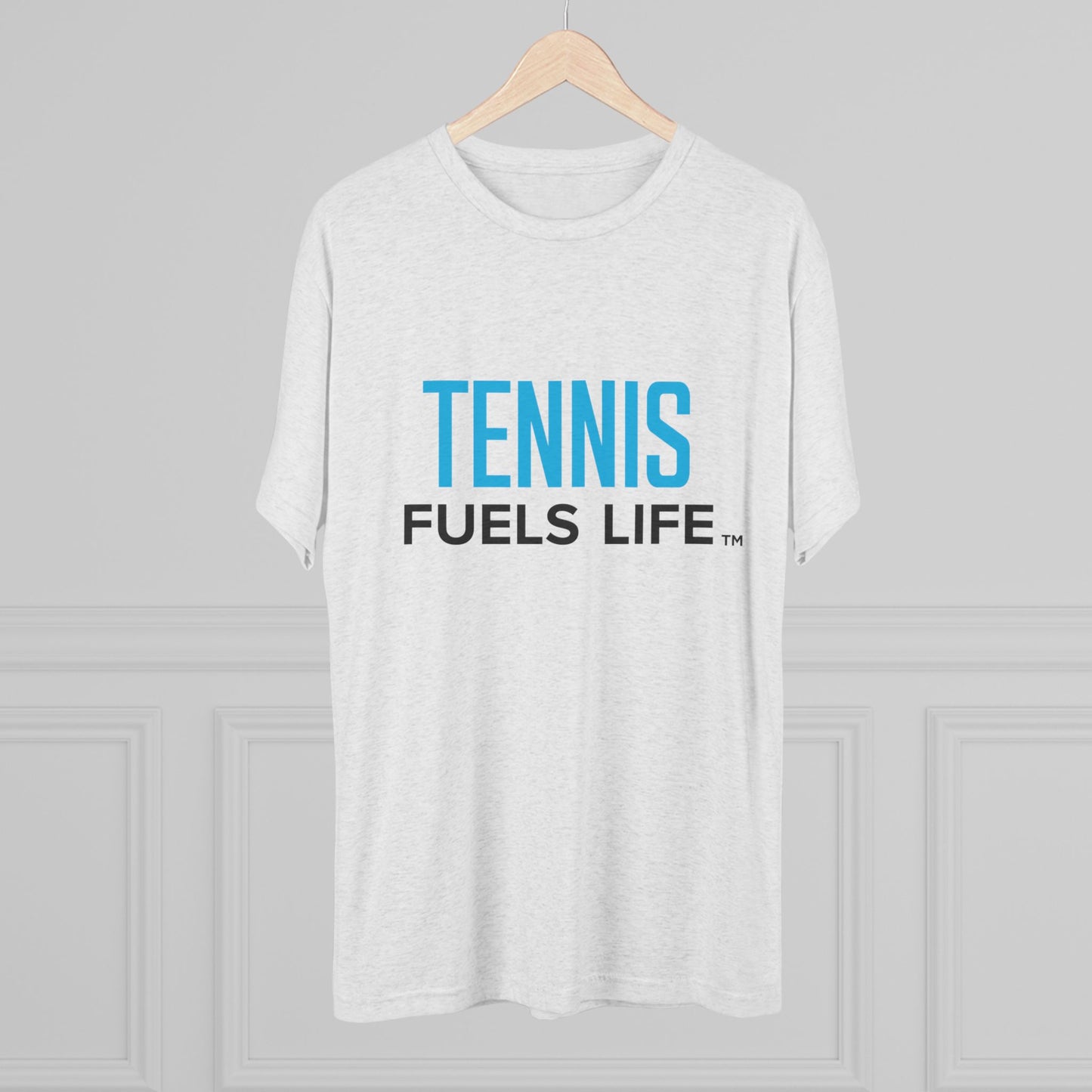 Tennis Fuels Life Unisex Tri-Blend Crew Tee