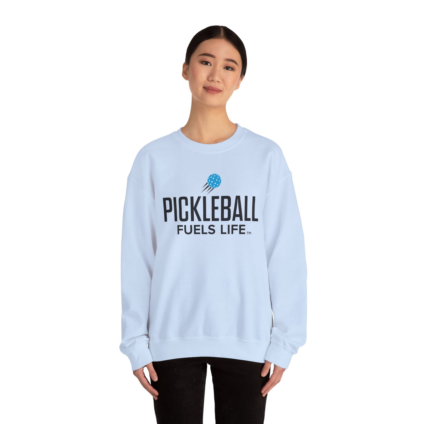Sleek Pickleball Unisex Heavy Blend™ Crewneck Sweatshirt
