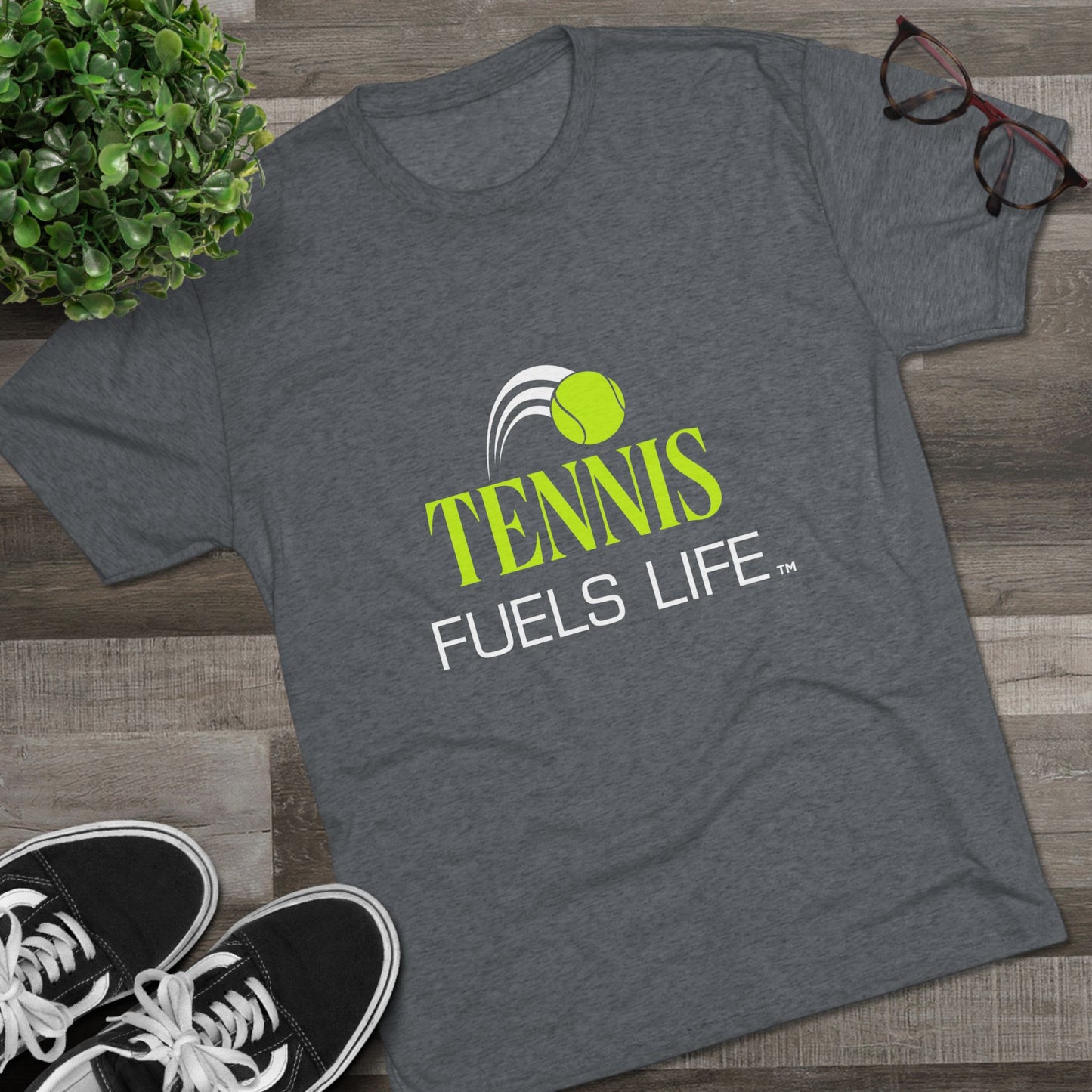 Tennis Pro Unisex Tri-Blend Crew Tee