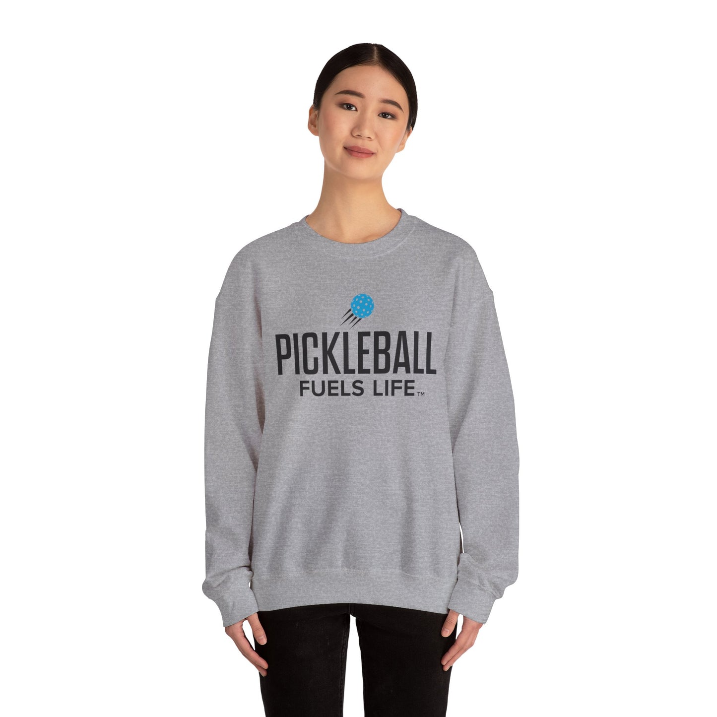 Sleek Pickleball Unisex Heavy Blend™ Crewneck Sweatshirt