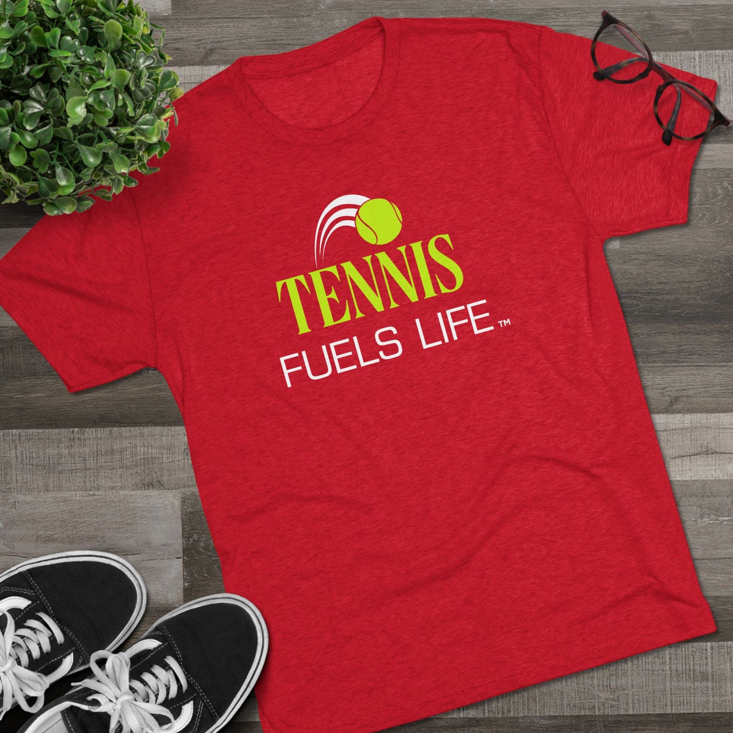 Tennis Pro Unisex Tri-Blend Crew Tee