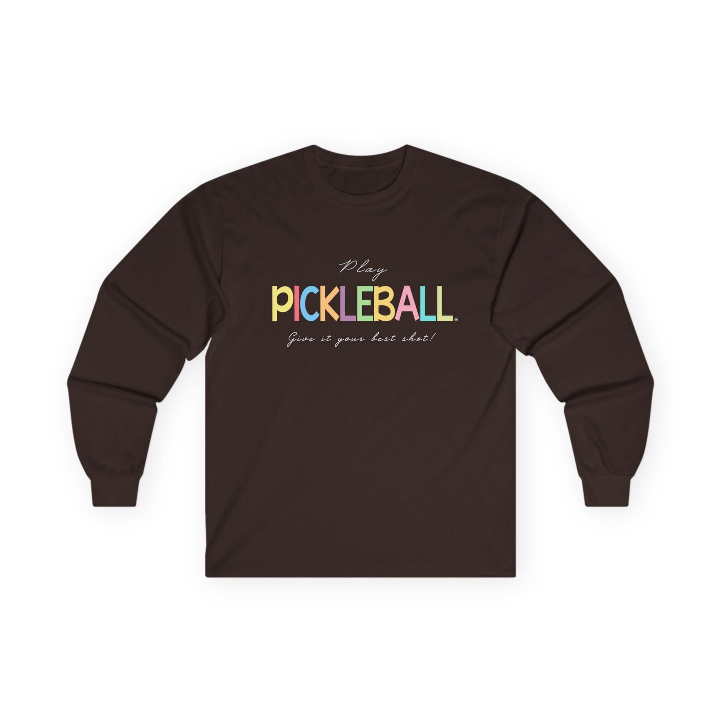 Colorful Pickleball Unisex Ultra Cotton Long Sleeve Tee