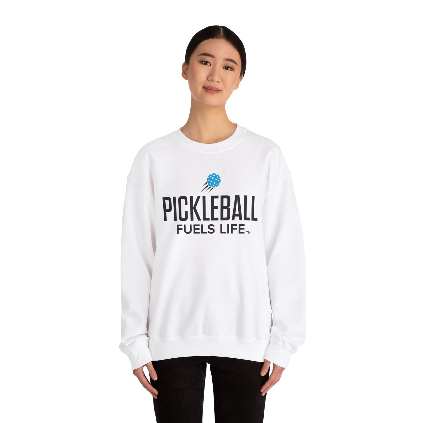 Sleek Pickleball Unisex Heavy Blend™ Crewneck Sweatshirt