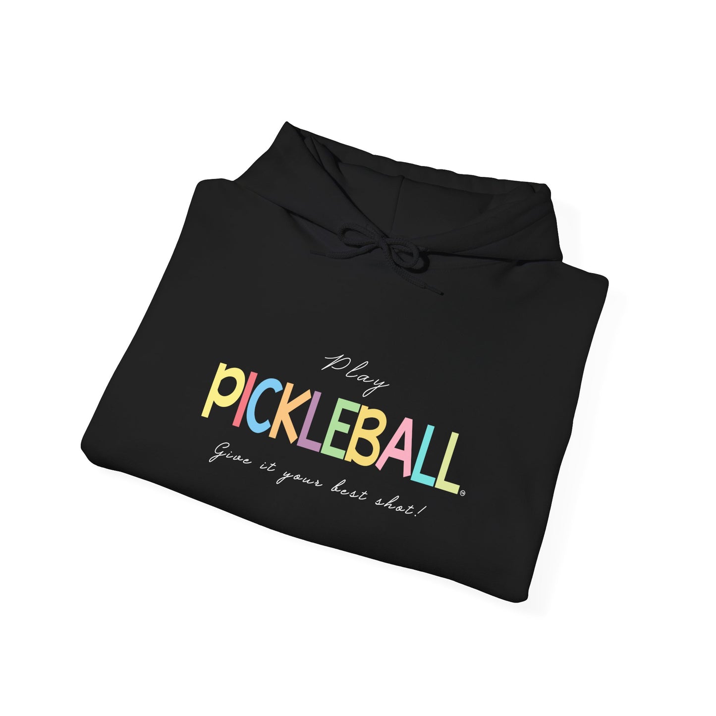 Colorful Pickleball Unisex Heavy Blend™ Hooded Sweatshirt