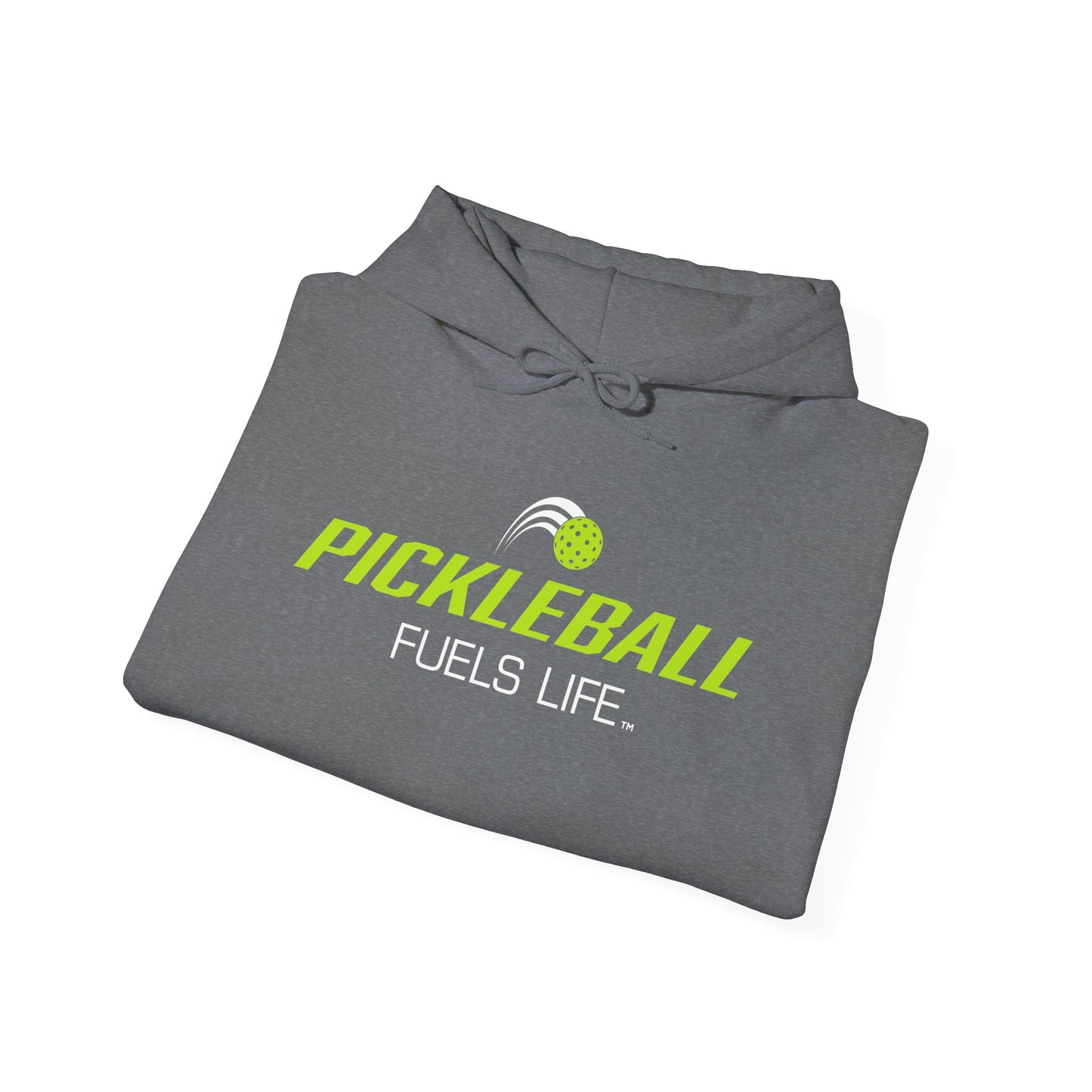 Pickleball Fuels Life Unisex Heavy Blend™ Hooded Sweatshirt