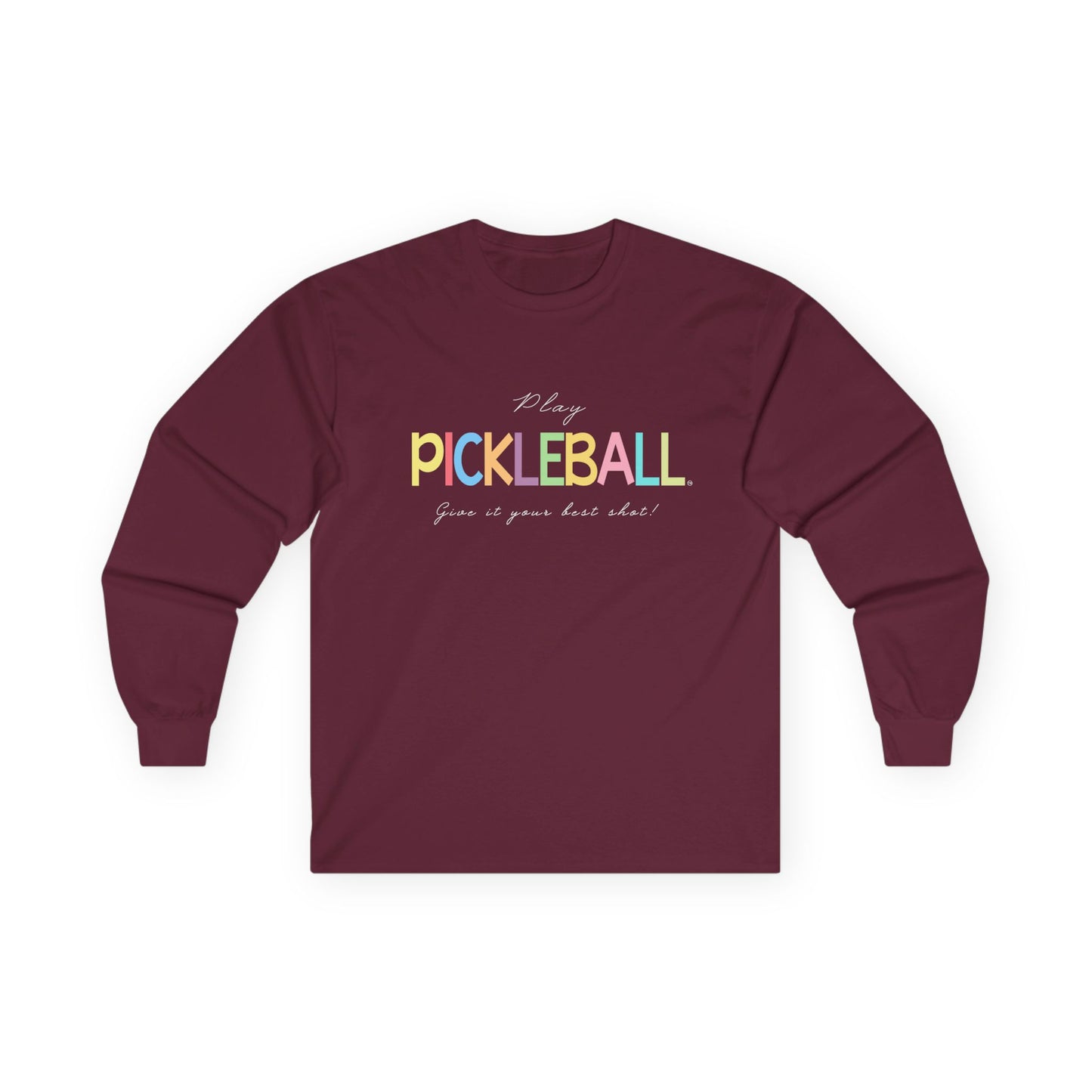 Colorful Pickleball Unisex Ultra Cotton Long Sleeve Tee