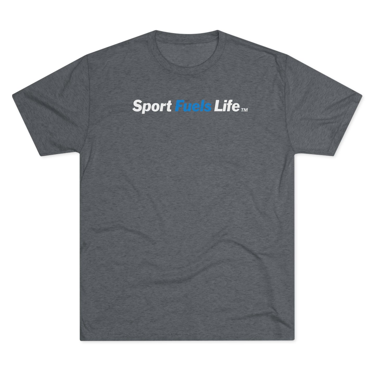 Sport Fuels Life Unisex Tri-Blend Crew Tee