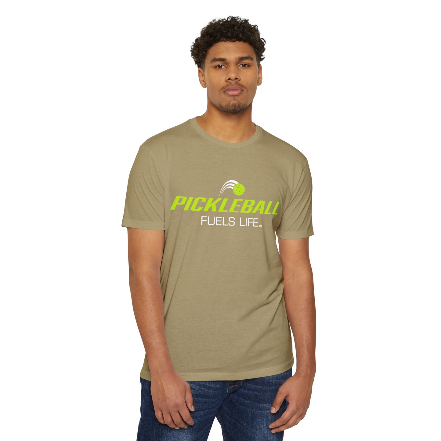 Pickleball Fuels Life Unisex CVC Jersey T-shirt