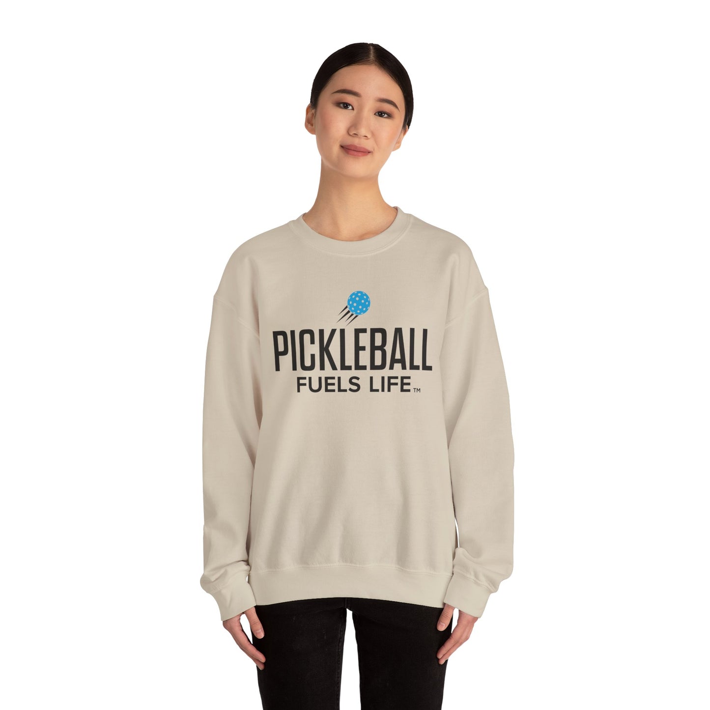 Sleek Pickleball Unisex Heavy Blend™ Crewneck Sweatshirt