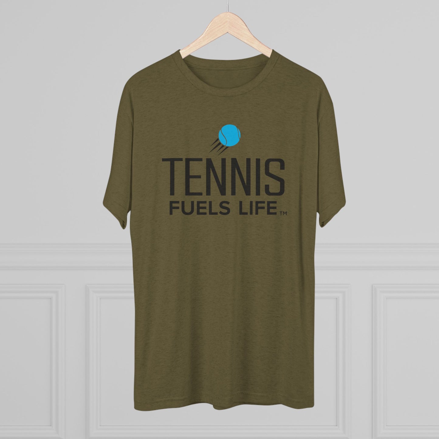 Sleek Tennis Unisex Tri-Blend Crew Tee