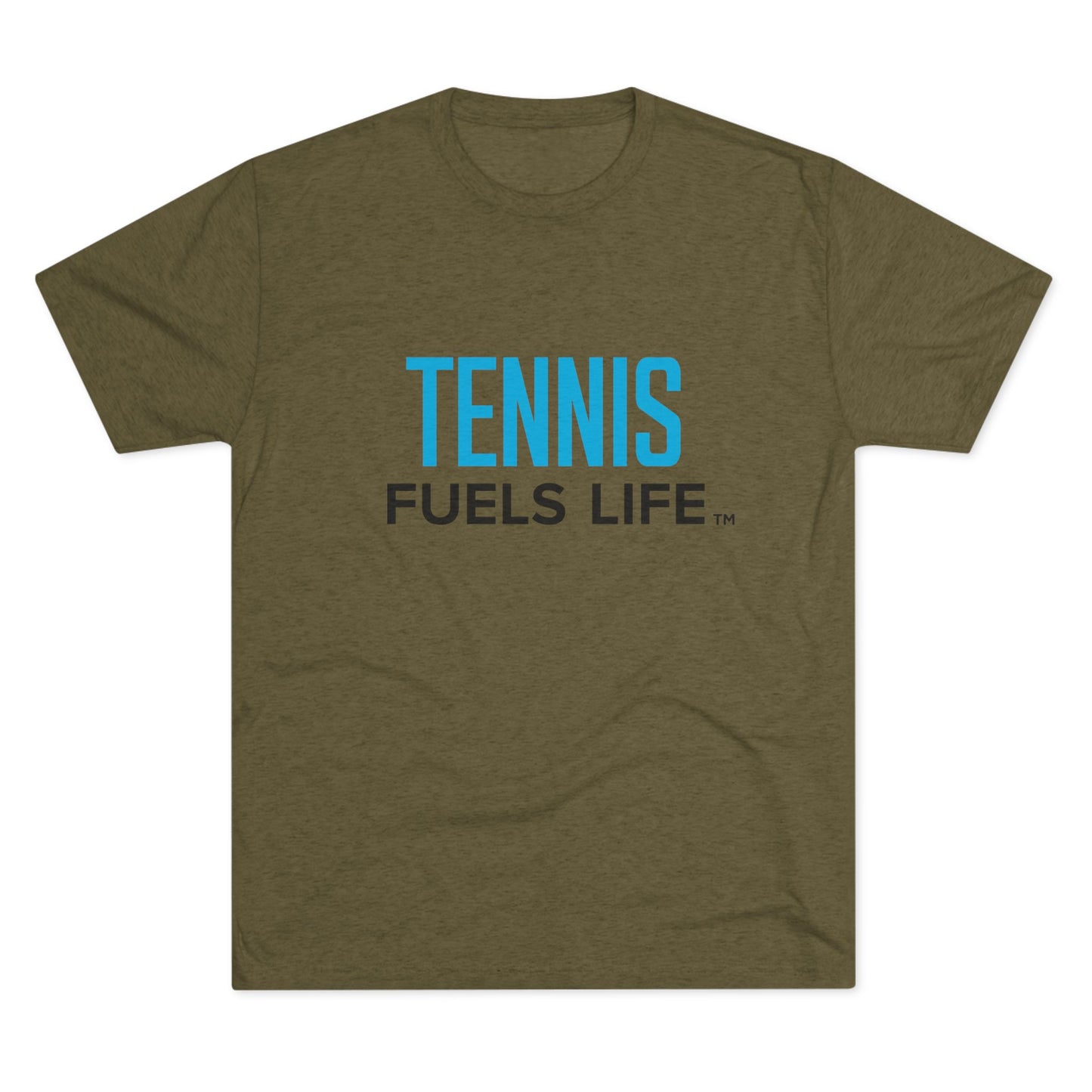 Tennis Fuels Life Unisex Tri-Blend Crew Tee