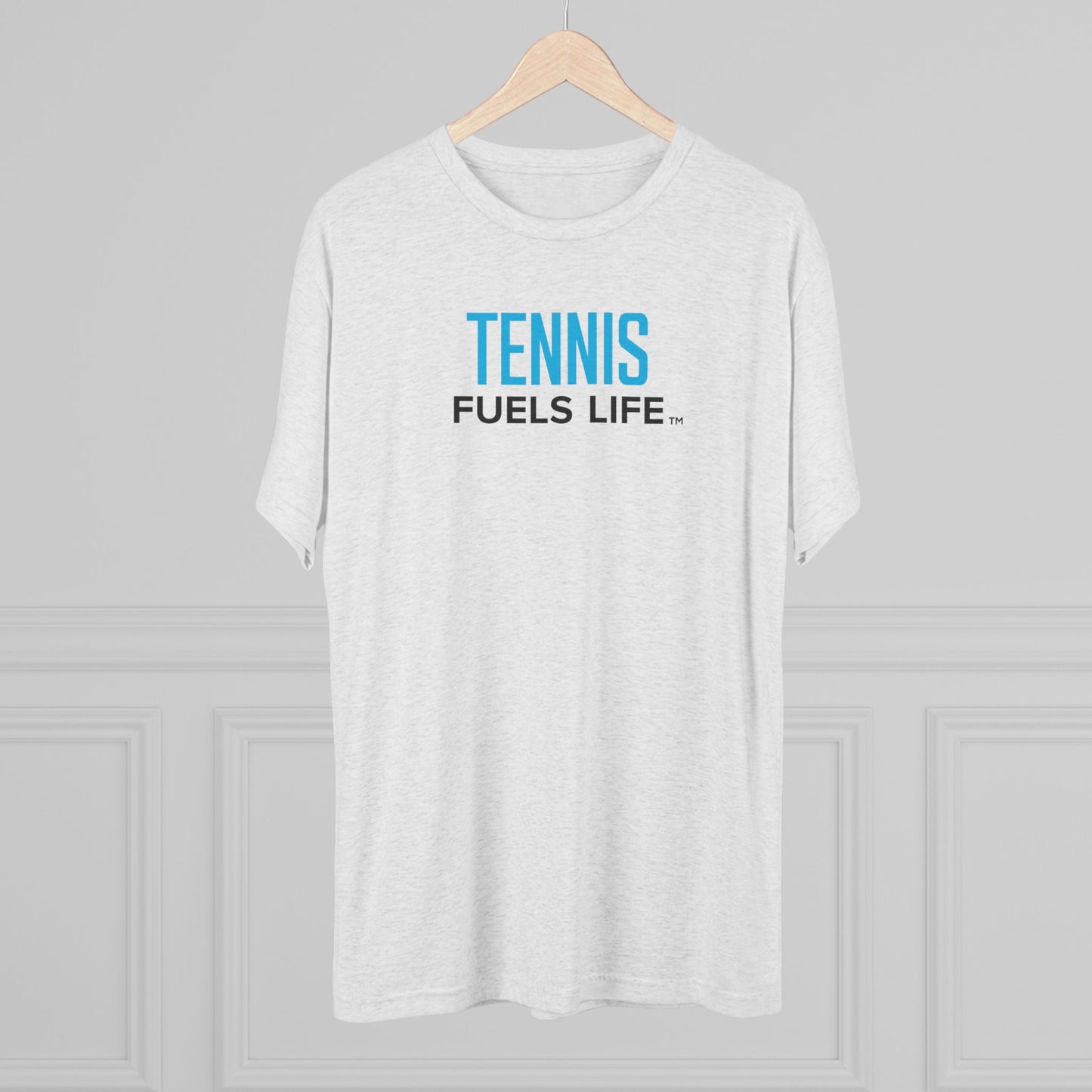 Tennis Fuels Life Unisex Tri-Blend Crew Tee