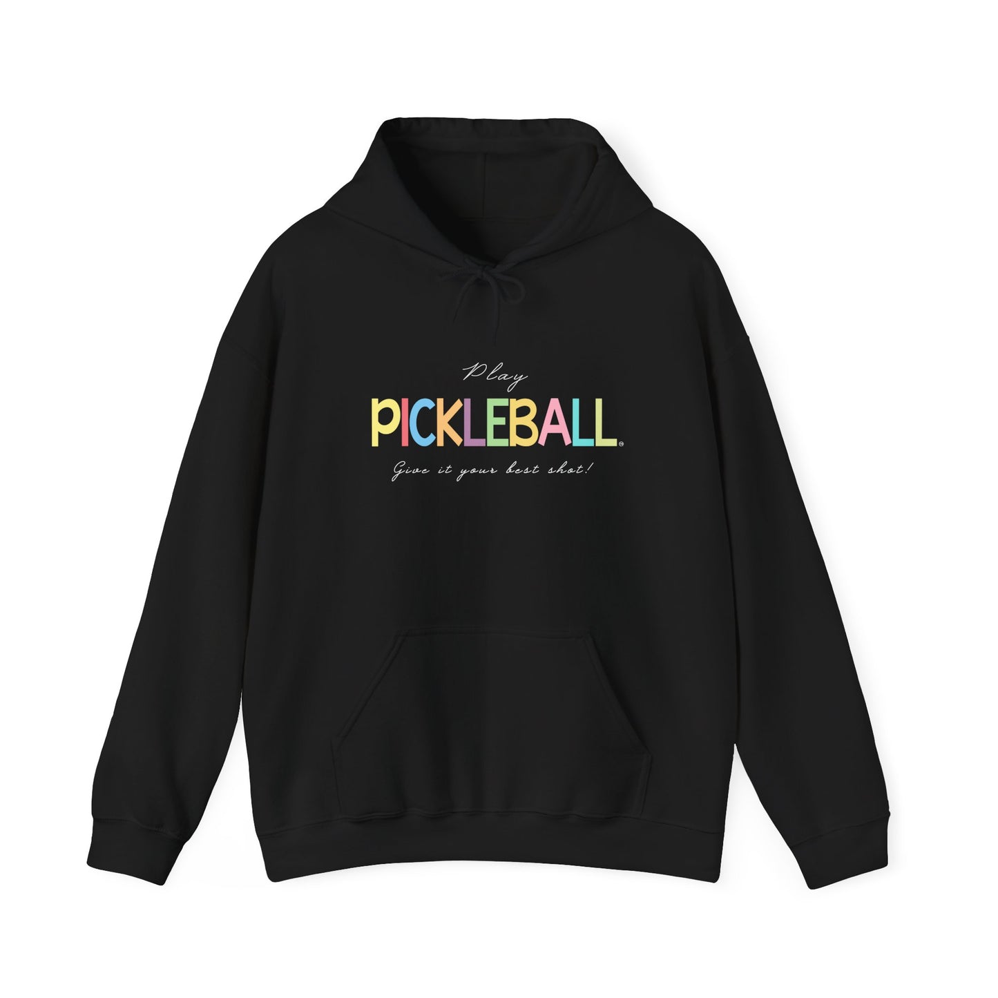 Colorful Pickleball Unisex Heavy Blend™ Hooded Sweatshirt