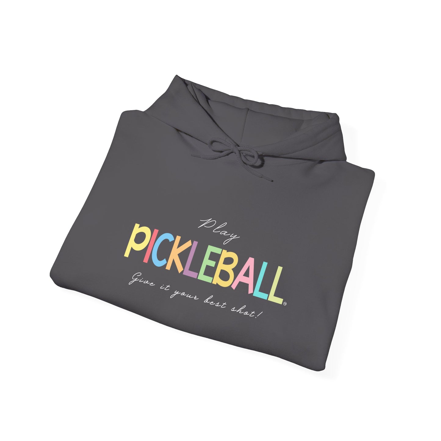 Colorful Pickleball Unisex Heavy Blend™ Hooded Sweatshirt