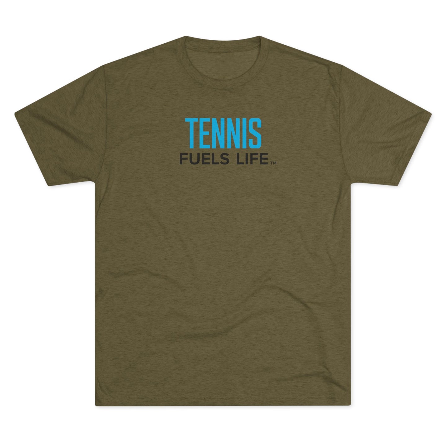 Tennis Fuels Life Unisex Tri-Blend Crew Tee