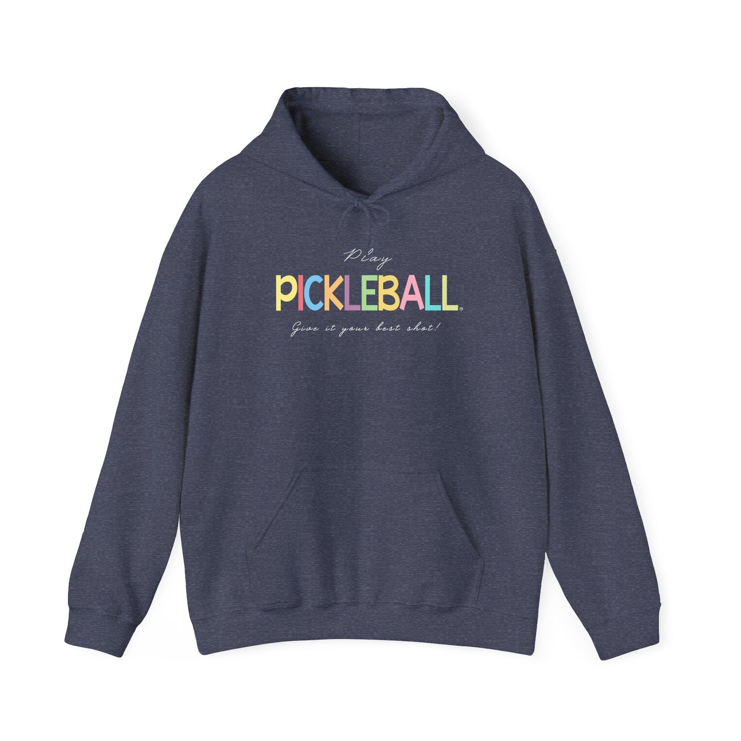 Colorful Pickleball Unisex Heavy Blend™ Hooded Sweatshirt