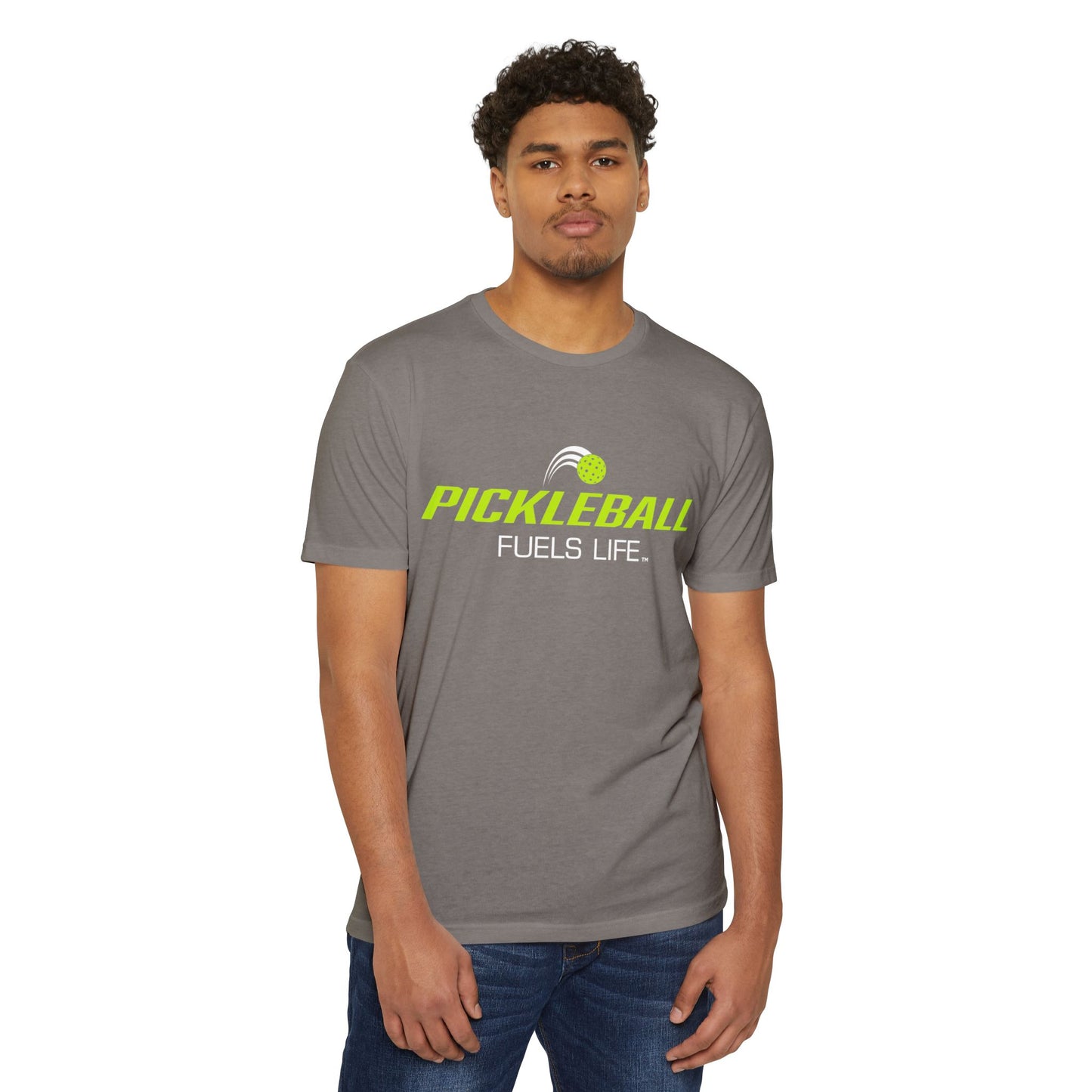 Pickleball Fuels Life Unisex CVC Jersey T-shirt