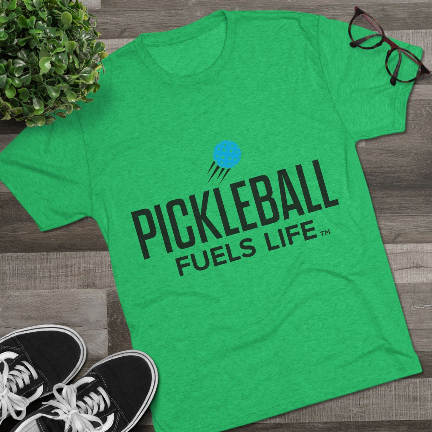 Sleek Pickleball Unisex Tri-Blend Crew Tee