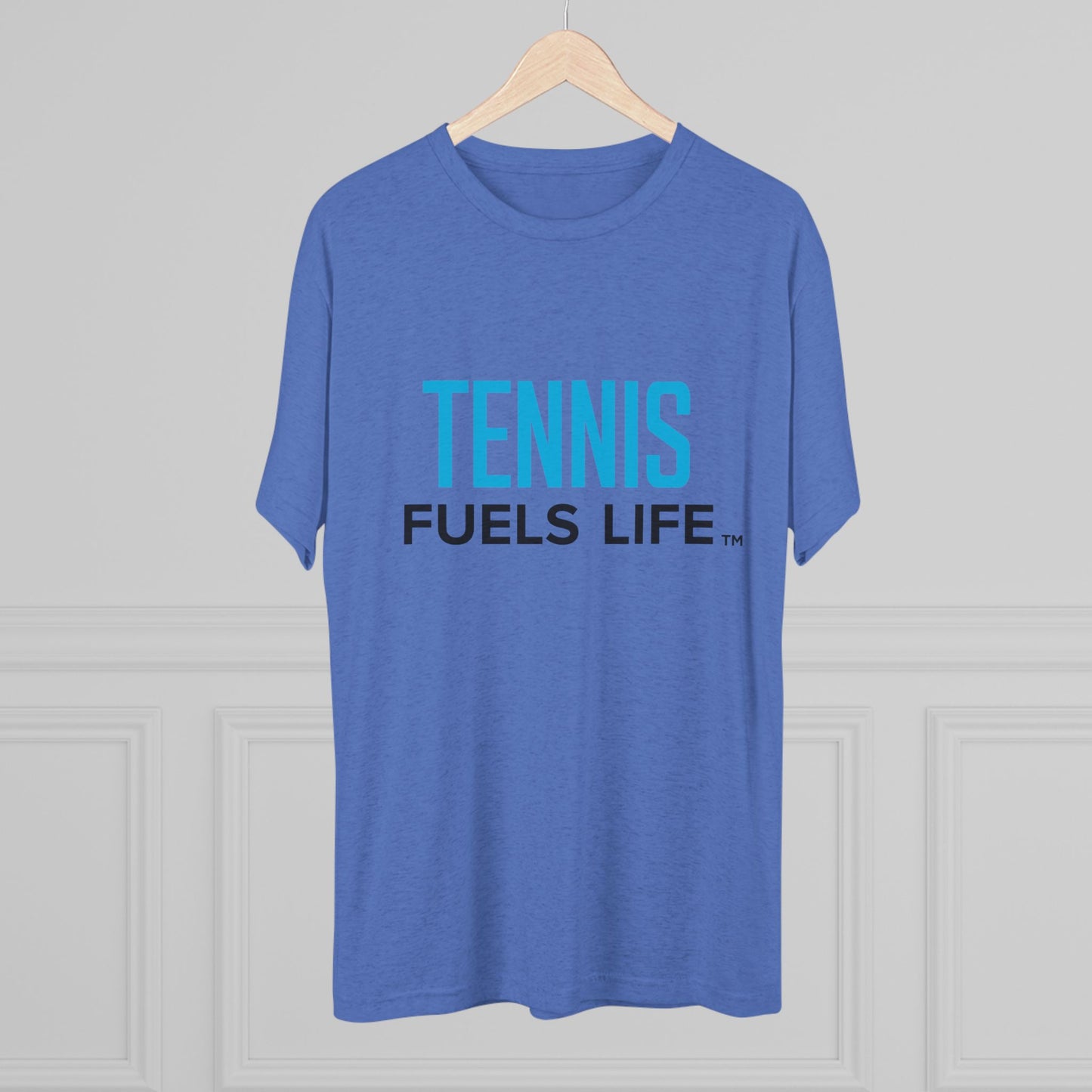 Tennis Fuels Life Unisex Tri-Blend Crew Tee