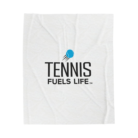 Sleek Tennis Velveteen Plush Blanket