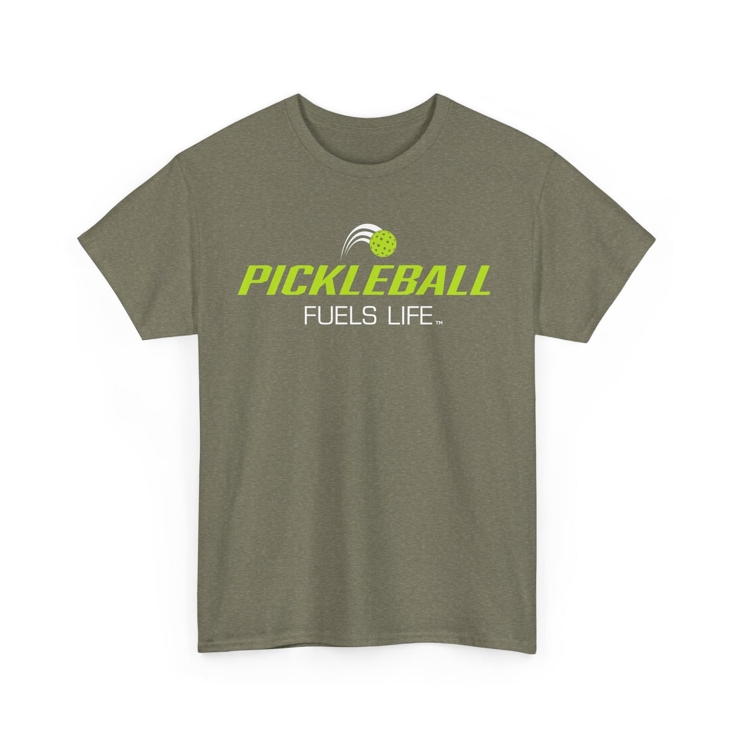 Pickleball Fuels Life Unisex Heavy Cotton Tee