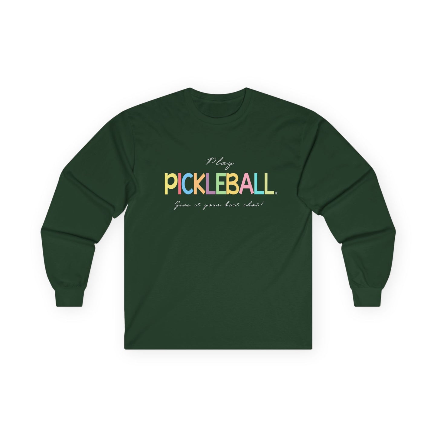 Colorful Pickleball Unisex Ultra Cotton Long Sleeve Tee